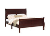 Louis Philip Cherry Full Sleigh Bed - Gate Furniture