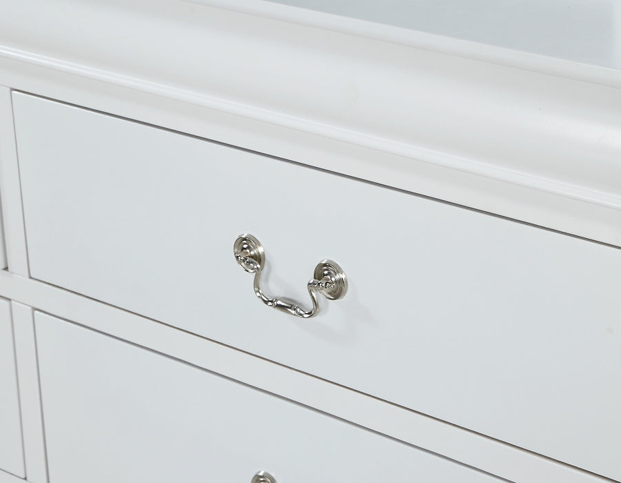 Louis Philip White Dresser - B3650-1 - Gate Furniture