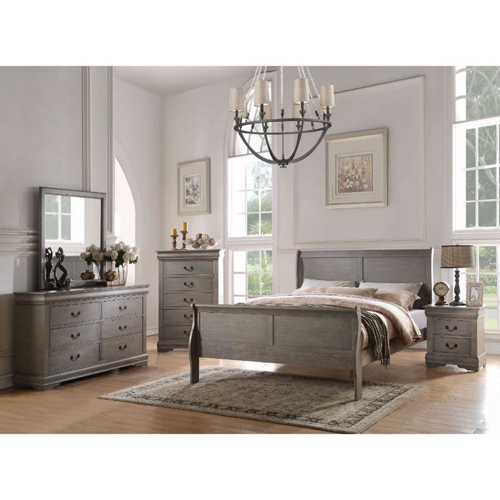 Louis Philippe Eastern King Bed - 23857EK - In Stock Furniture