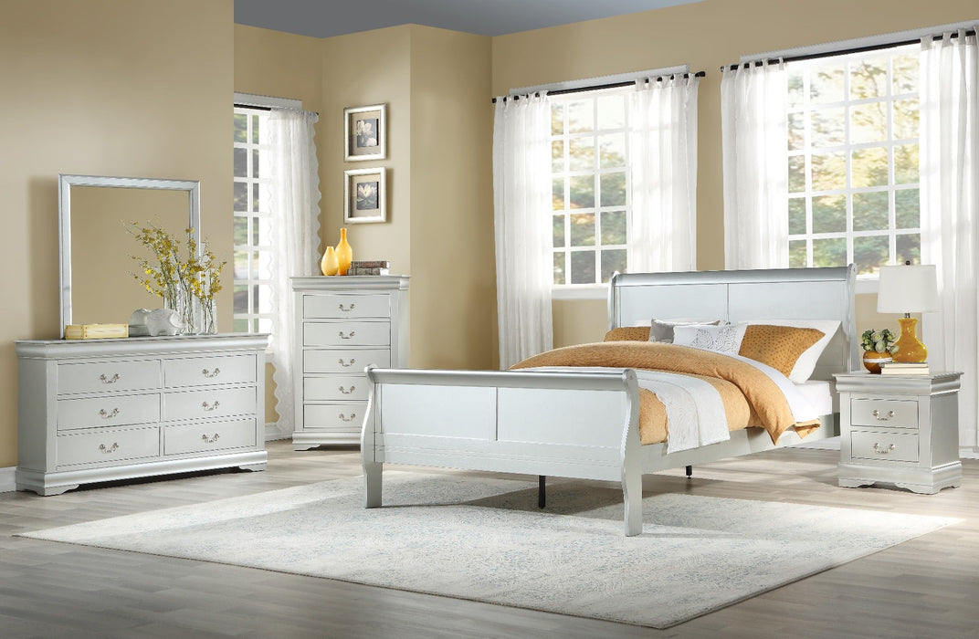 Louis Philippe Eastern King Bed - 26727EK - In Stock Furniture