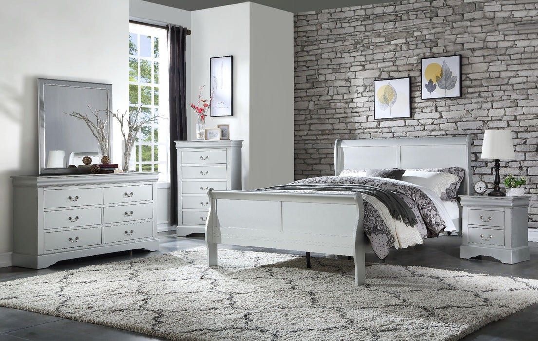 Louis Philippe Full Bed - 26745F - In Stock Furniture