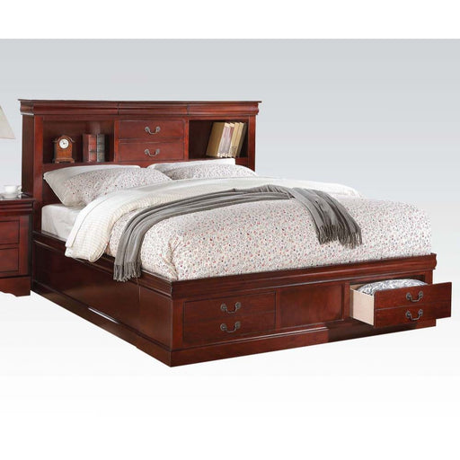 Louis Philippe III Eastern King Bed - 24377EK - In Stock Furniture