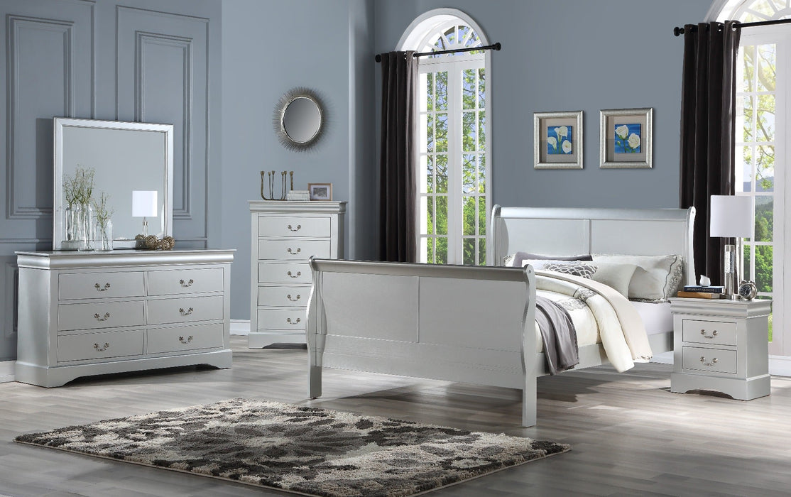 Louis Philippe III Eastern King Bed - 26697EK - In Stock Furniture