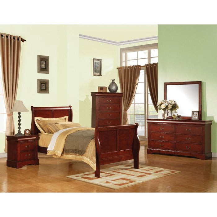 Louis Philippe III Full Bed - 19528F - In Stock Furniture