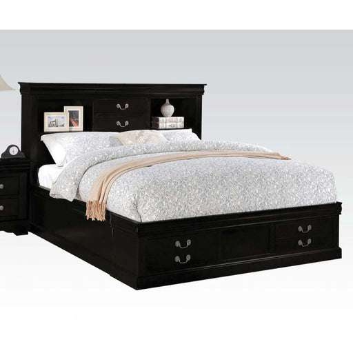 Louis Philippe III Queen Bed - 24390Q - In Stock Furniture