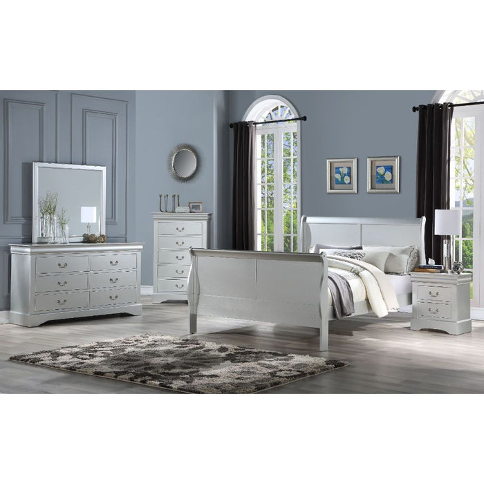 Louis Philippe III Queen Bed - 26700Q - In Stock Furniture