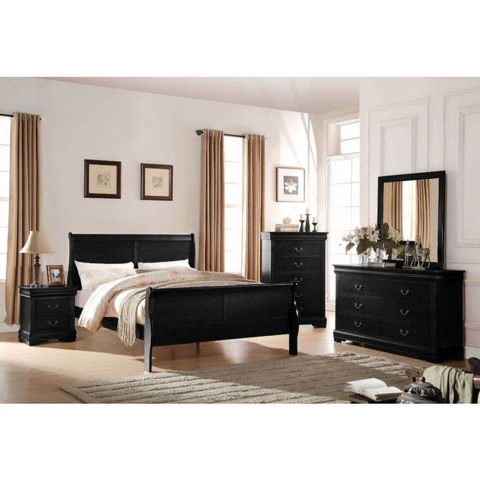 Louis Philippe Queen Bed - 23730Q - In Stock Furniture