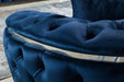 Lupino Blue Velvet Sofa & Loveseat - LUPINOBLUE-SL - Gate Furniture