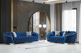 Lupino Blue Velvet Sofa & Loveseat - LUPINOBLUE-SL - Gate Furniture