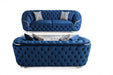 Lupino Blue Velvet Sofa & Loveseat - LUPINOBLUE-SL - Gate Furniture