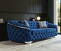 Lupino Blue Velvet Sofa & Loveseat - LUPINOBLUE-SL - Gate Furniture