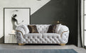 Lupino Ivory Velvet Sofa & Loveseat - LUPINOIVORY-SL - Gate Furniture