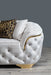 Lupino Ivory Velvet Sofa & Loveseat - LUPINOIVORY-SL - Gate Furniture