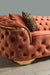 Lupino Orange Velvet Sofa & Loveseat - LUPINOORANGE-SL - Gate Furniture