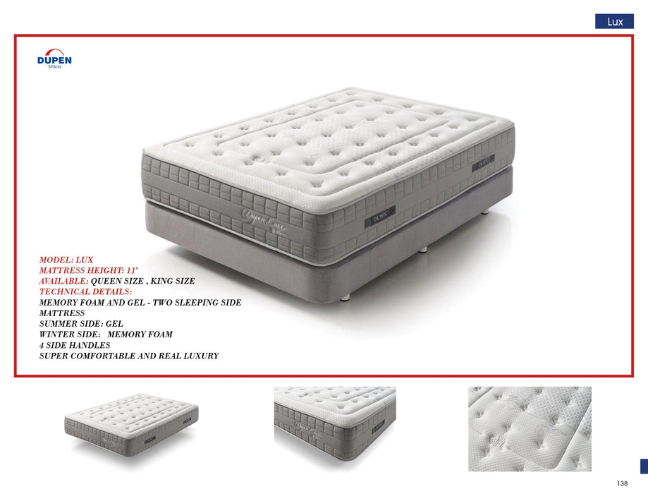 Lux Mattress Queen - i22272 - In Stock Furniture