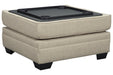 Luxora Bisque Ottoman With Storage - 5252111 - Gate Furniture