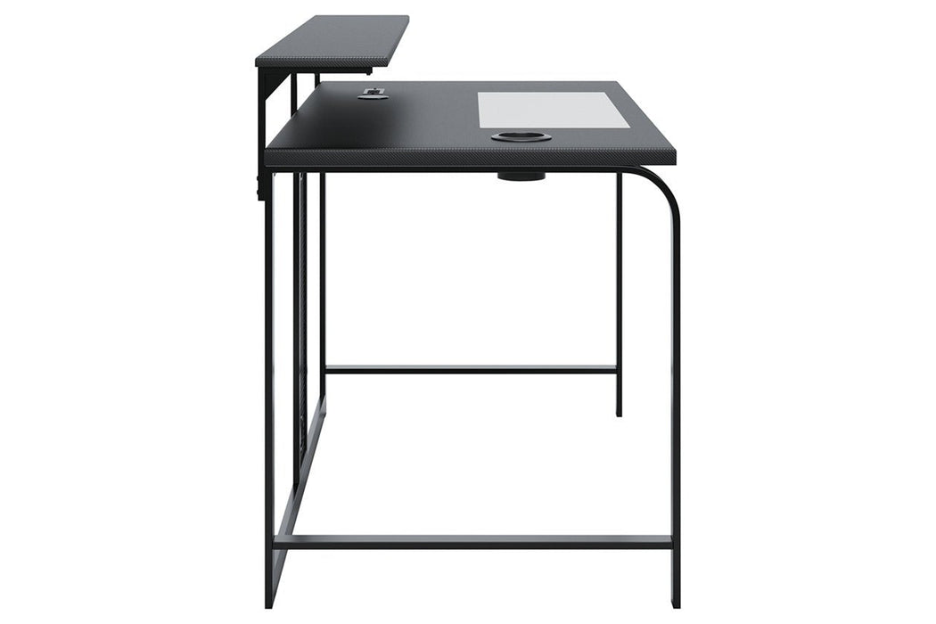 Lynxtyn Black 48" Home Office Desk - H400-110 - Gate Furniture