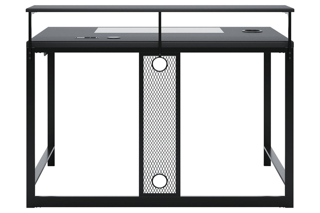 Lynxtyn Black 48" Home Office Desk - H400-110 - Gate Furniture