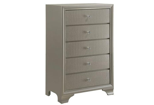 Lyssa Champagne Chest - B4300-4 - Gate Furniture