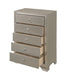 Lyssa Champagne Chest - B4300-4 - Gate Furniture