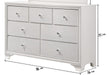 Lyssa Frost LED Panel Youth Bedroom Set - Gate Furniture