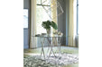 Madanere Chrome Finish Dining Table - D275-15 - Gate Furniture