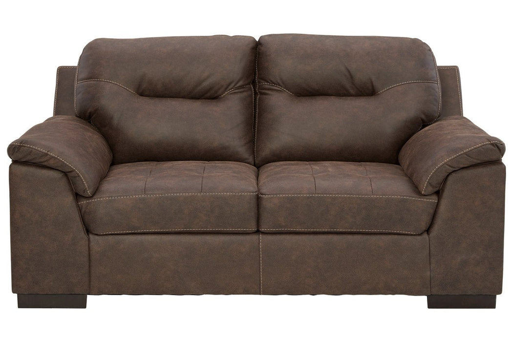 Maderla Walnut Loveseat - 6200235 - Gate Furniture