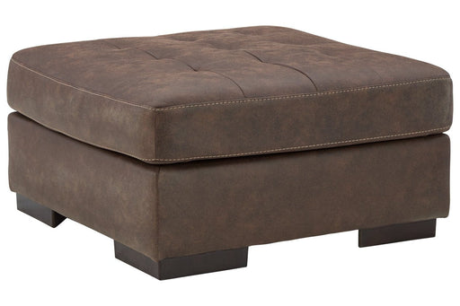 Maderla Walnut Oversized Accent Ottoman - 6200208 - Gate Furniture