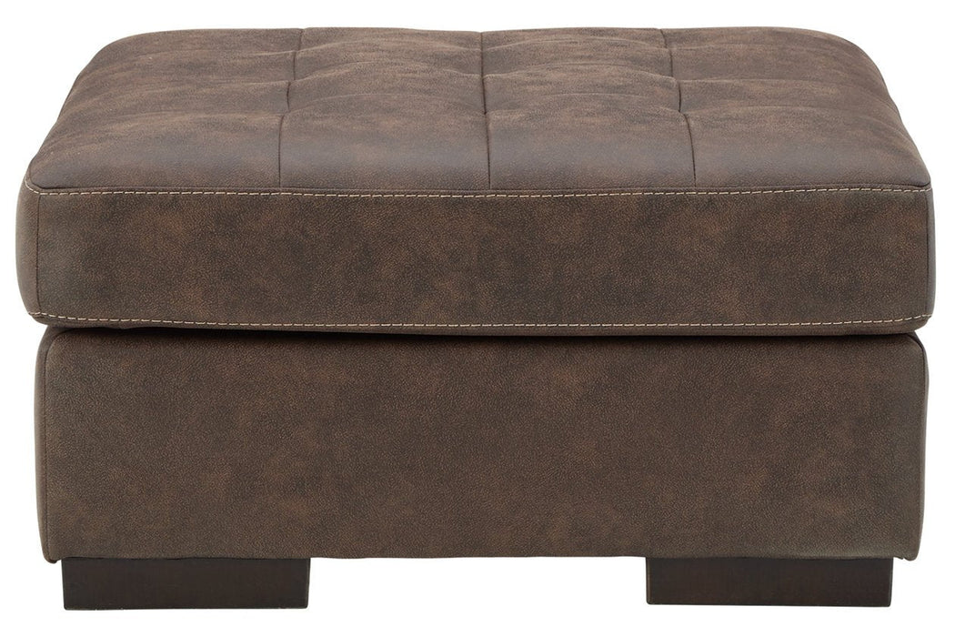 Maderla Walnut Oversized Accent Ottoman - 6200208 - Gate Furniture