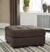 Maderla Walnut Oversized Accent Ottoman - 6200208 - Gate Furniture