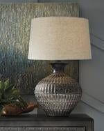 Magan Antique Bronze Finish Table Lamp - L207354 - Gate Furniture