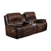 Mahala Brown Power Reclining Loveseat - 8200BRW-2PW - Gate Furniture