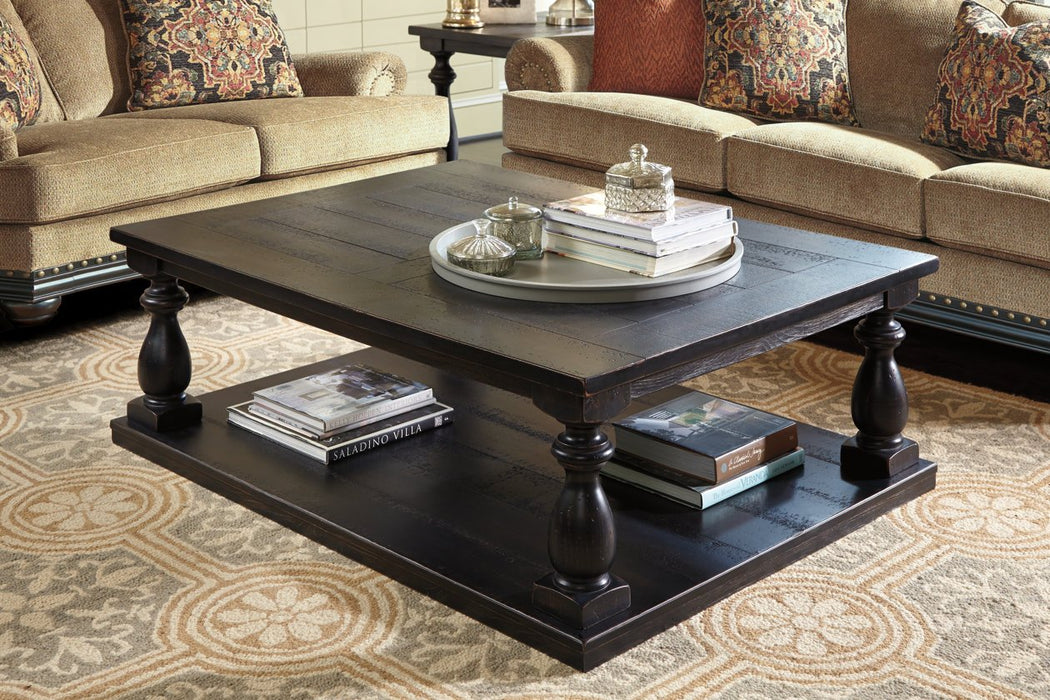 Mallacar Black Coffee Table - T880-1 - Gate Furniture