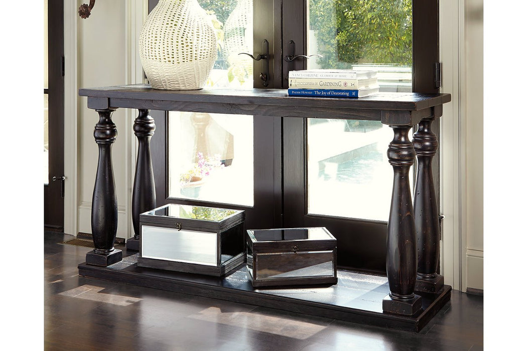 Mallacar Black Sofa/Console Table - T880-4 - Gate Furniture