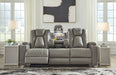 Mancin Reclining Sofa with Drop Down Table - 2970289 - In Stock Furniture