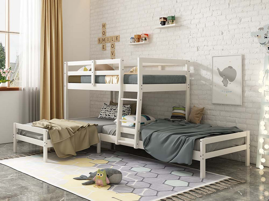 Manoela Triple Bunk Bed - Twin - BD01374 - In Stock Furniture