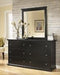 Maribel Black Bedroom Mirror - B138-36 - Gate Furniture