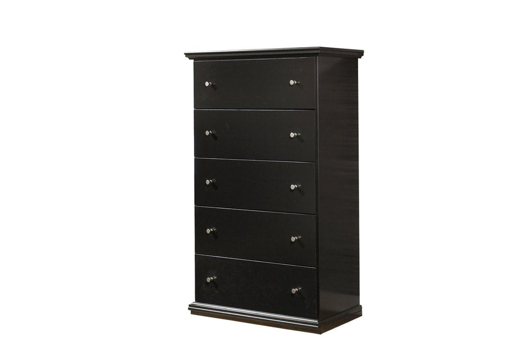 Maribel Black Chest of Drawers - B138-46 - Gate Furniture