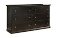 Maribel Black Dresser - B138-31 - Gate Furniture