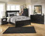 Maribel Black Panel Bedroom Set - Gate Furniture