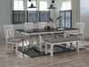 Maribelle Chalk/Gray Dining Table - Gate Furniture