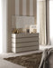 Marina Dresser/Mirror Taupe Set - In Stock Furniture