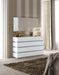 Marina Dresser/ Mirror White Set - In Stock Furniture