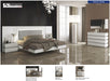 Marina White Bed Queen - In Stock Furniture