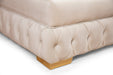 Matilda Ivory Velvet Double Chaise Sectional - MATILDAIVORY-SEC - Gate Furniture