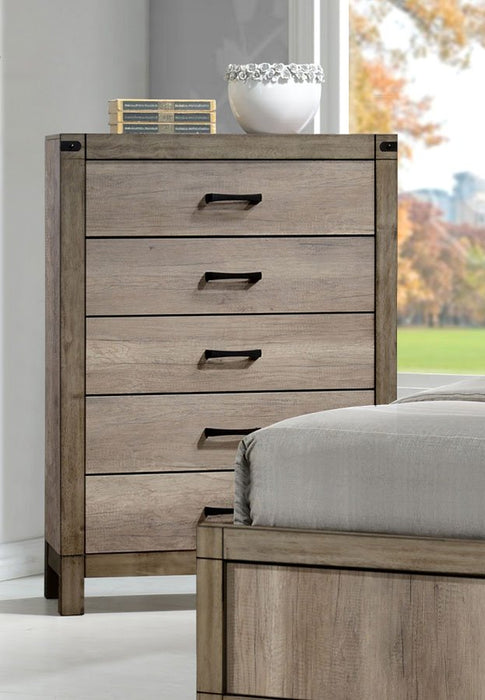 Matteo Light Brown Chest - B3200-4 - Gate Furniture