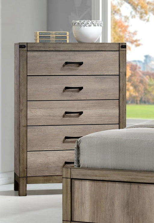 Matteo Light Brown Chest - B3200-4 - Gate Furniture