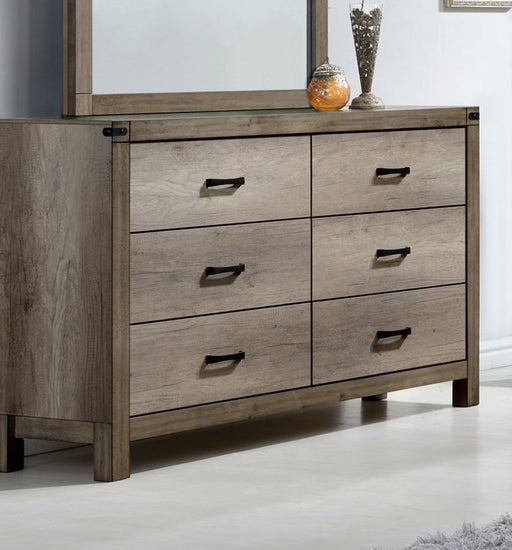 Matteo Light Brown Dresser - B3200-1 - Gate Furniture