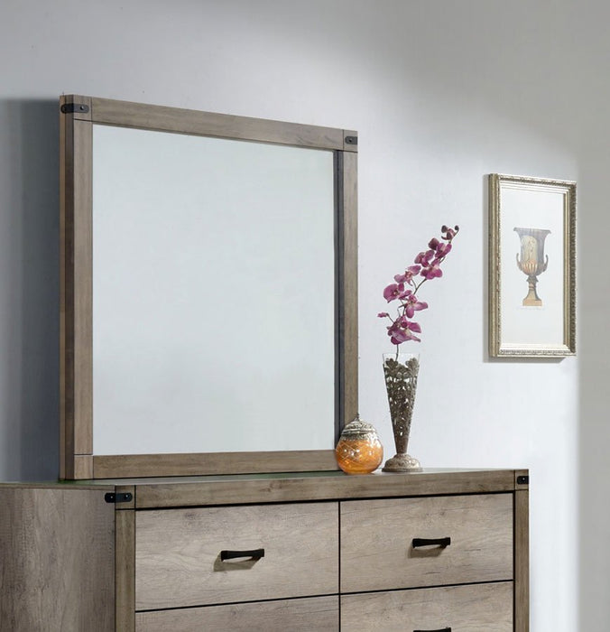 Matteo Light Brown Mirror - B3200-11 - Gate Furniture