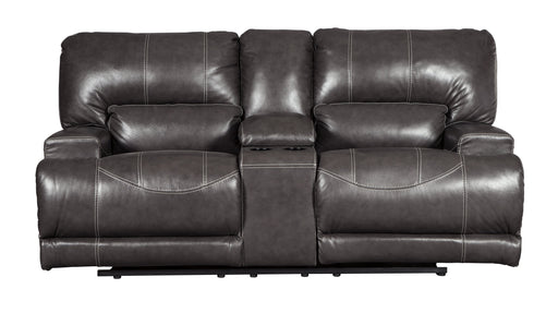 McCaskill Reclining Loveseat with Console - U6090094 - In Stock Furniture